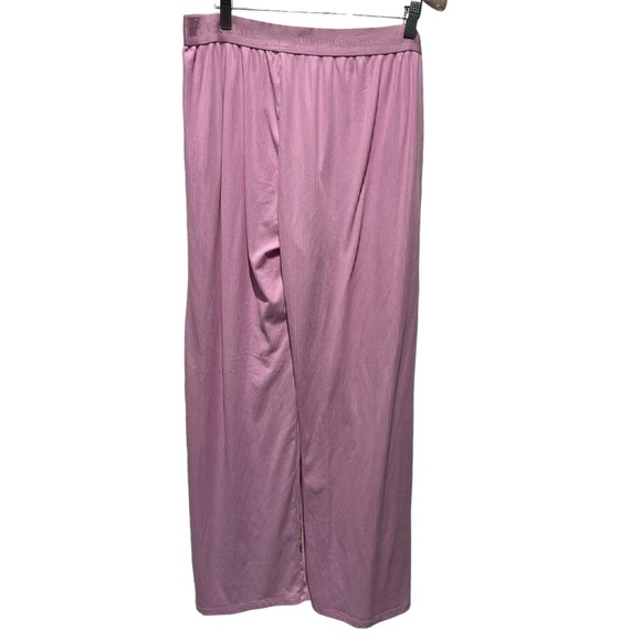 Juicy Couture Pink Rhinestone Wide Leg Pull On Pants Size Large - Picture 3 of 12